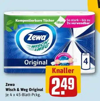 REWE DE Zewa Wisch & Weg Original tilbud