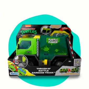Turtle trash n’ battle garbage truck