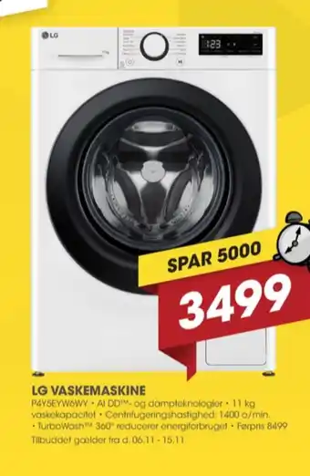 Punkt1 Lg vaskemaskine tilbud