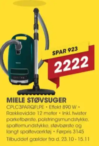 Punkt1 Miele støvsuger tilbud