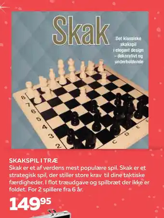 Skakspil i træ