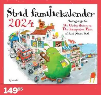 Bog & idé Strid familiekalender tilbud