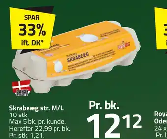 Fleggaard Skrabeæg str. m/l tilbud