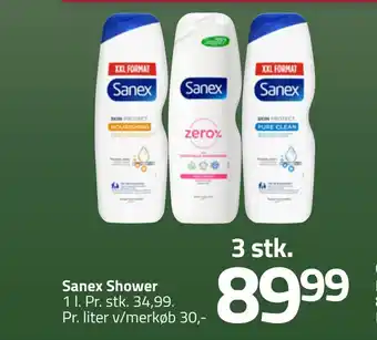 Fleggaard Sanex shower tilbud