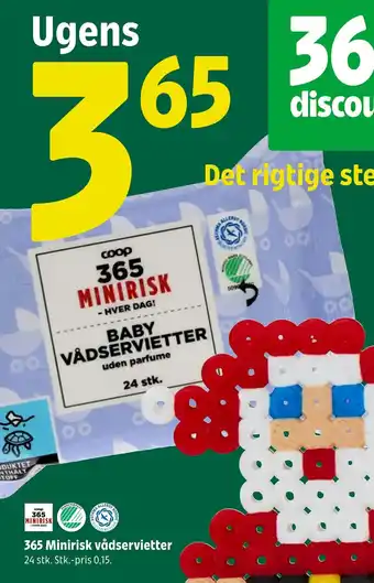 Coop 365 365 minirisk vådservietter tilbud