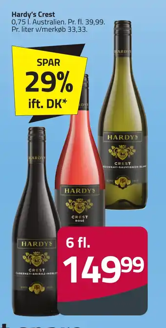 Fleggaard Hardy's crest tilbud