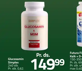 Fleggaard Glucosamin simplex tilbud