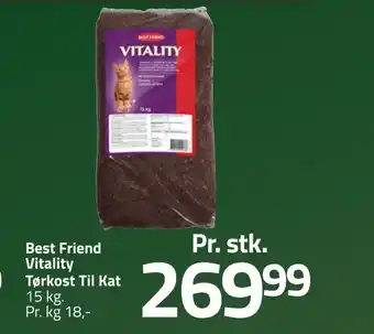 Fleggaard Best friend vitality tørkost til kat tilbud