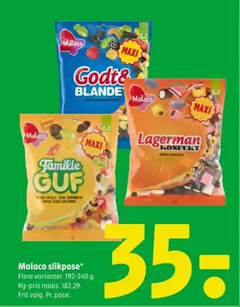 Coop 365 Malaco slikpose tilbud