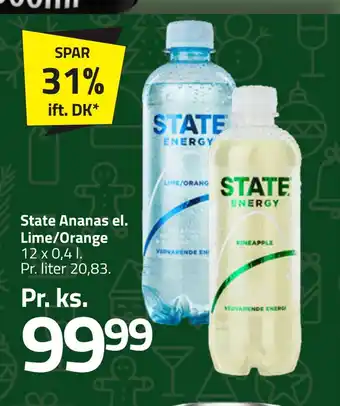 Fleggaard State ananas el. lime/orange tilbud