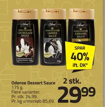 Fleggaard Odense dessert sauce tilbud
