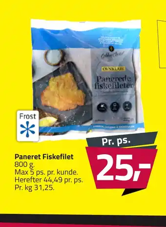 Paneret fiskefilet