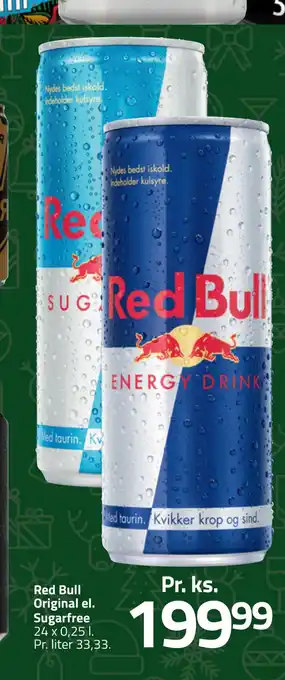 Fleggaard Red bull original el. sugarfree tilbud