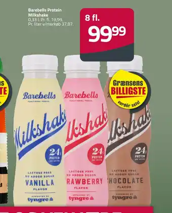 Fleggaard Barebells protein milkshake tilbud