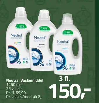 Fleggaard Neutral vaskemiddel tilbud