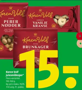Coop 365 Karen volf julesmåkager tilbud