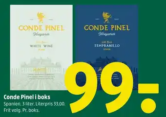 Coop 365 Conde pinel i boks tilbud