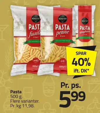 Fleggaard Pasta tilbud