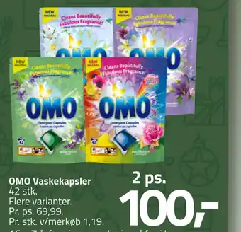 Fleggaard Omo vaskekapsler tilbud