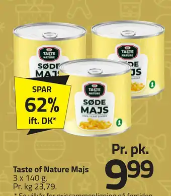 Fleggaard Taste of nature majs tilbud