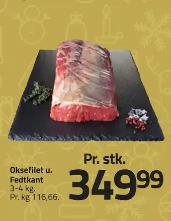 Fleggaard Oksefilet u. fedtkant tilbud