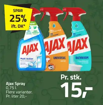 Fleggaard Ajax spray tilbud