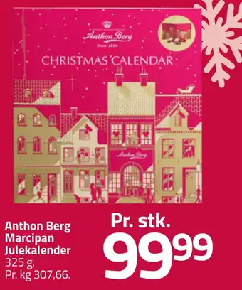 Fleggaard Anthon berg marcipan julekalender tilbud