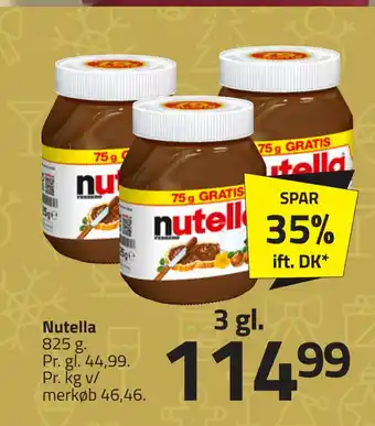 Fleggaard Nutella tilbud