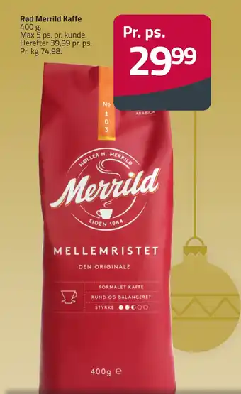 Fleggaard Rød merrild kaffe tilbud