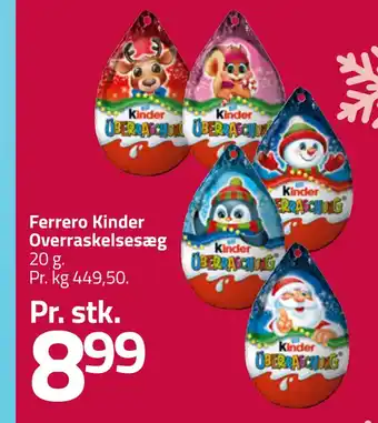 Fleggaard Ferrero kinder overraskelsesæg tilbud