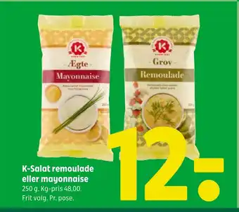 Coop 365 K-salat remoulade eller mayonnaise tilbud