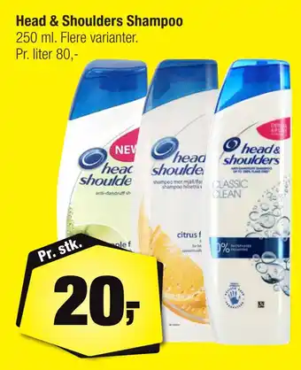 Calle Head & shoulders shampoo tilbud