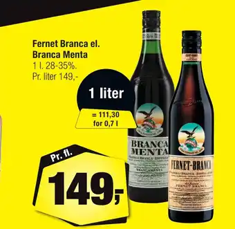 Calle Fernet branca el. branca menta tilbud