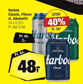 Calle Harboe classic, pilsner el. alkoholfri tilbud