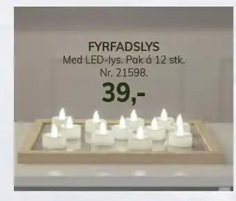 Daells Bolighus Fyrfadslys tilbud