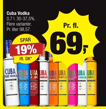 Calle Cuba vodka tilbud
