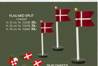 Daells Bolighus Flag med split tilbud
