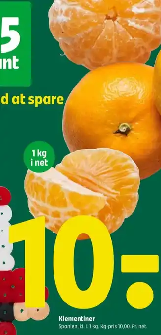 Coop 365 Ukendt clementiner tilbud