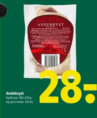 Coop 365 Gustav andebryst tilbud