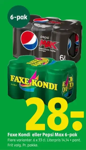 Coop 365 Faxe kondi sportssodavand tilbud