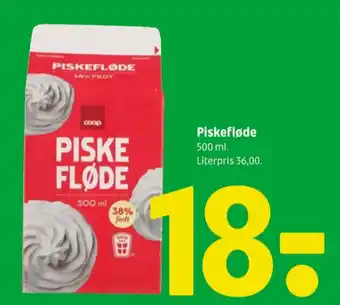 Coop 365 Coop piskefløde 38% tilbud