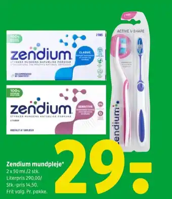 Coop 365 Zendium tandpasta tilbud