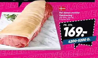 Bilka Hel dansk ovnklar flæskesteg tilbud