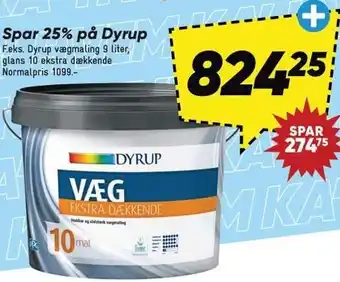 Bilka Spar 25% på dyrup tilbud