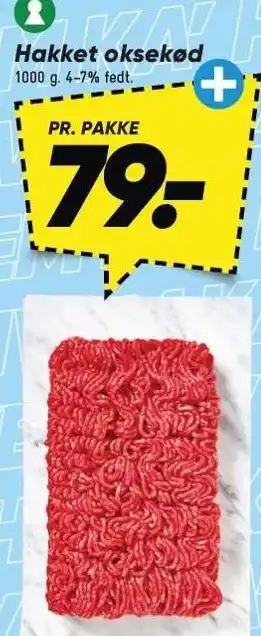 Bilka Hakket oksekød tilbud