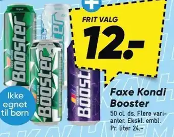 Bilka Faxe kondi booster tilbud