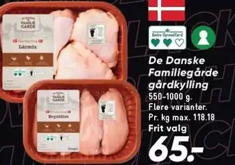 Bilka De danske familiegårde gårdkylling tilbud