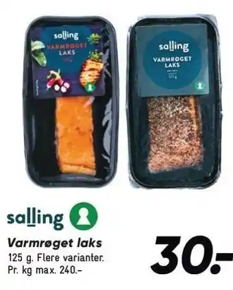 Bilka Salling varmrøget laks tilbud