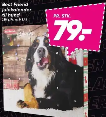 Bilka Best friend julekalender til hund tilbud