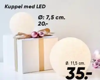 Bilka Kuppel med led tilbud